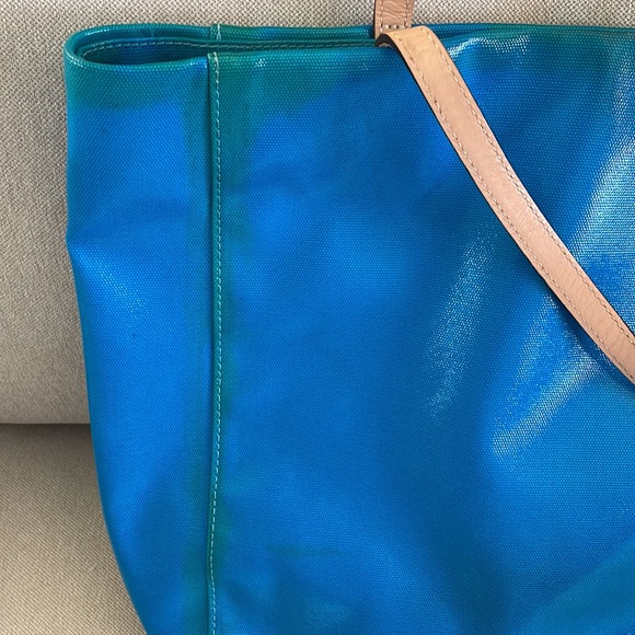 Kate Spade ♣️ turquoise tote - Picture 6 of 9
